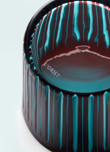 L'Objet Set Of Four Prism Cocktail Glasses Burgundy wps0691629