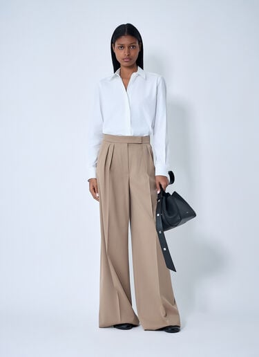 Max Mara Cotton Shirt White max0263022