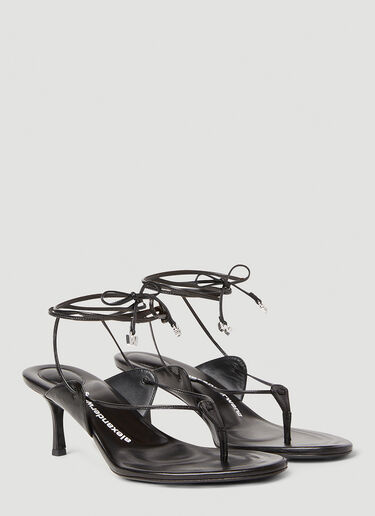 Lucienne Heeled Sandals Alexander Wang Lucienne Heeled Sandals Black awg0252020