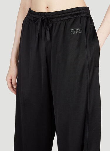 MM6 Maison Margiela Zip Track Pants Black mmm0253012