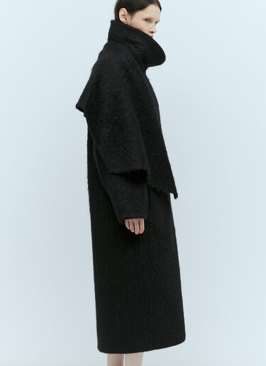 The Row Orlando Wool Coat Black row0253025