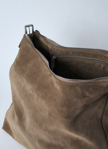 Lemaire Belted Tote Bag Khaki lem0260019