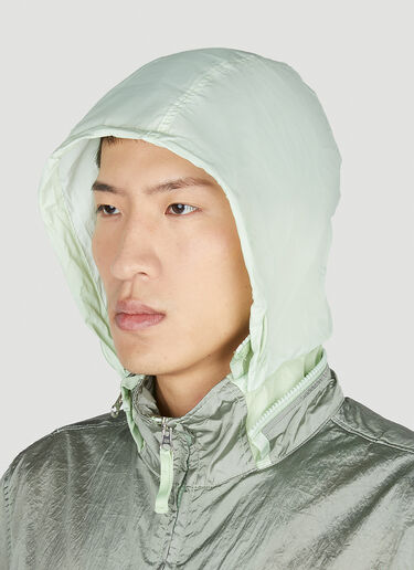 Stone Island 对比色饰边防风运动夹克 绿色 sto0152015