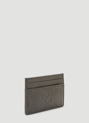 Gucci Perforated-Leather Card Holder Black guc0141022
