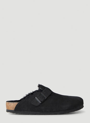 Boston Shearling Mules Birkenstock Boston Shearling Mules Black brk0349011