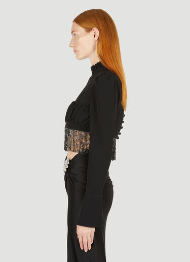 Fringed Top Rabanne Fringed Top Black pac0251011