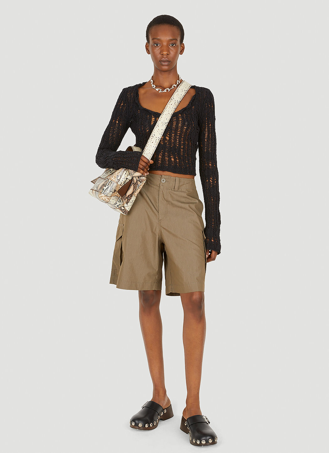 Our Legacy Trekking Cargo Shorts in Khaki LN CC