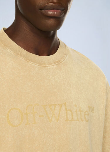 Laundry Skate Logo T-Shirt Off-White Laundry Skate Logo T-Shirt Brown ofw0162063