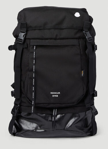 4 Moncler Hyke Small Hiking Backpack Black mhy0151012