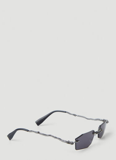 Kuboraum H40 Sunglasses Black kub0349020