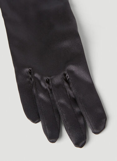 Kim Satin Opera Gloves Dolce & Gabbana Kim Satin Opera Gloves Black dol0252030