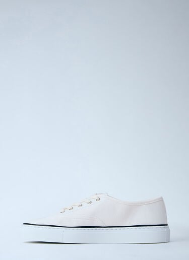 Jacquemus Féfé Canvas Sneakers White jac0264038