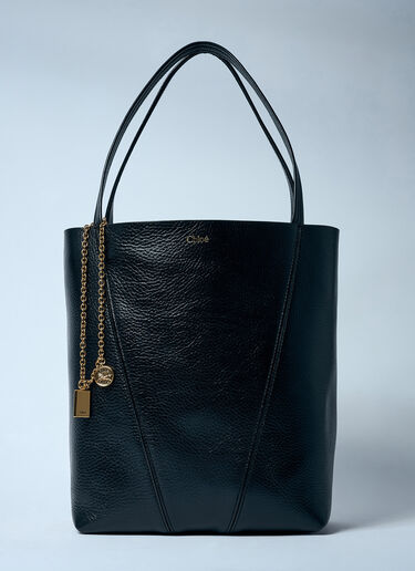 Chloé Spin Tote Bag Black chl0259035