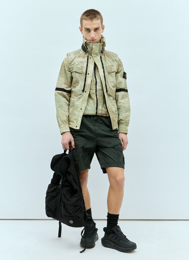 Stone Island Dissolving Grid Camo Vest Green sto0156013