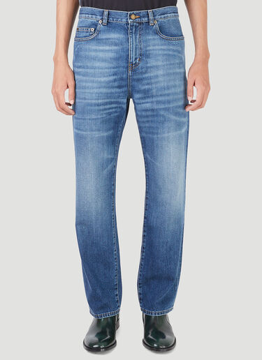 Saint Laurent 直筒牛仔裤 蓝色 sla0145008