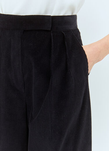 Max Mara 阔腿灯芯绒长裤 蓝色 max0258005