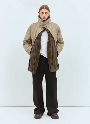 Burberry Detachable Warmer Cotton Parka Beige bur0158005
