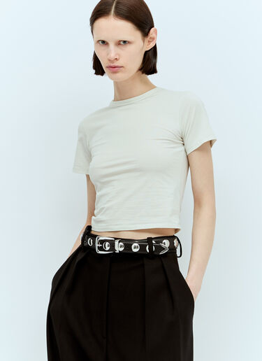 Khaite Benny Studded Belt Black kha0255014