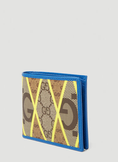 Gucci Rhombus Print Bifold Wallet Blue guc0152130