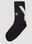 Y-3 High-Top Logo Socks Blue yyy0152009