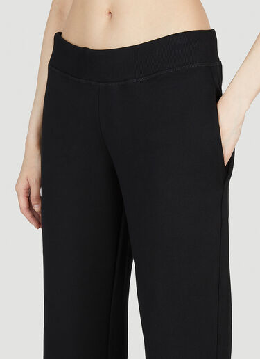 Mowalola Logo Print Track Pants Black mow0352005