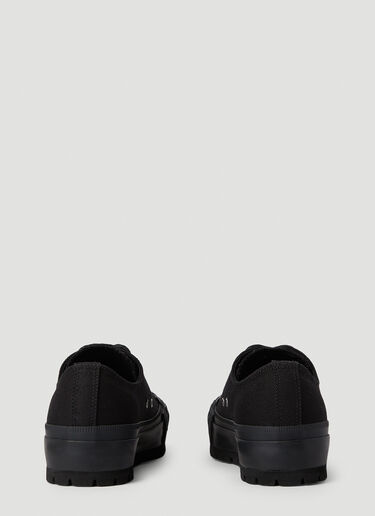 Yohji Yamamoto 硫化橡胶帆布运动鞋 黑色 yoy0152022