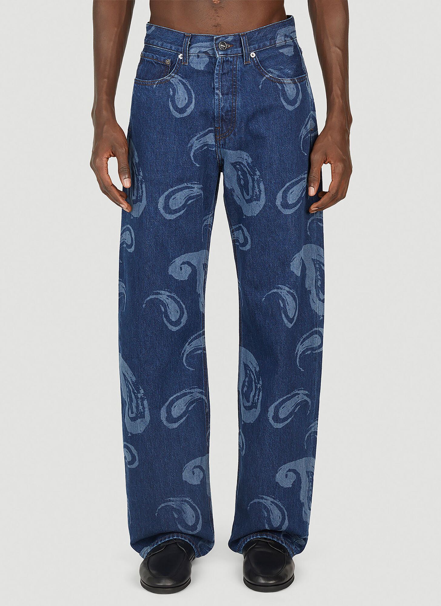 Jacquemus Le De-nimes Suno Jeans Male Blue | ModeSens