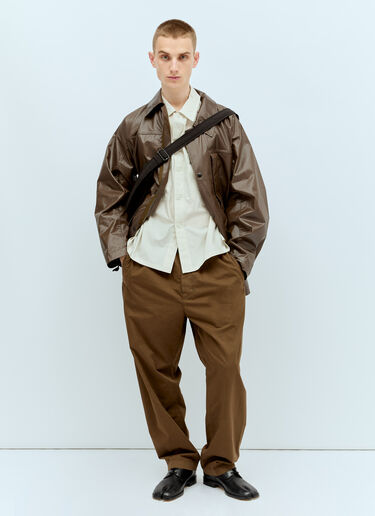 Lemaire Elasticated Pants Brown lem0156006