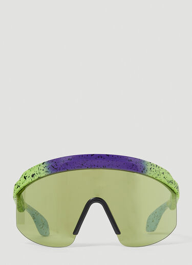 Gucci Mask Sunglasses Green guc0252118