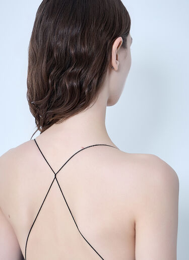 Jacquemus La Robe Abiha Long Dress Black jac0264030