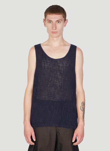 Our Legacy Singlet Tank Top Navy our0153003