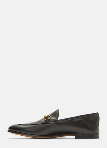 Gucci Brixton Leather Loafers Black guc0131041