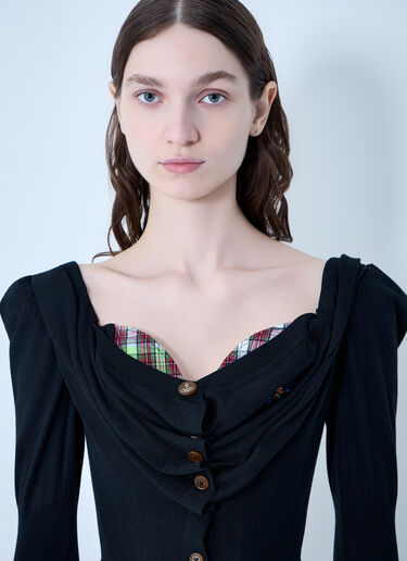 Vivienne Westwood Bea Corset Cardigan Black vvw0263012