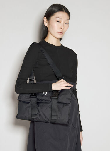 Y-3 Folded Crossbody Bag Black yyy0356023