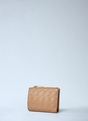 Small Bi-Fold Intrecciato Wallet Bottega Veneta Small Bi-Fold Intrecciato Wallet Beige bov0262024