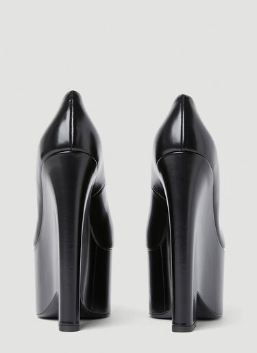 Versace テンペスト プラットフォームハイヒール ブラック vrs0252029