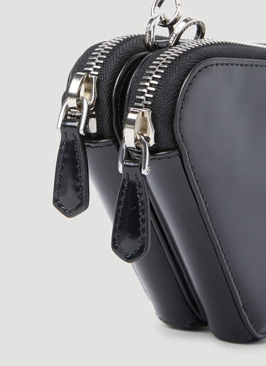Prada Contenitori Mini Chain Wallet Black pra0252065