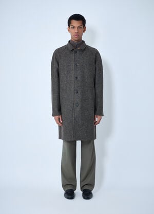 Prada Reversible Buttoned Coat Beige pra0163058