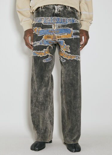 Y/PROJECT Paris' Best Patch Jeans Black ypr0153010