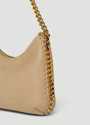 Stella McCartney Falabella Zip Mini Shoulder Bag  Beige stm0247019