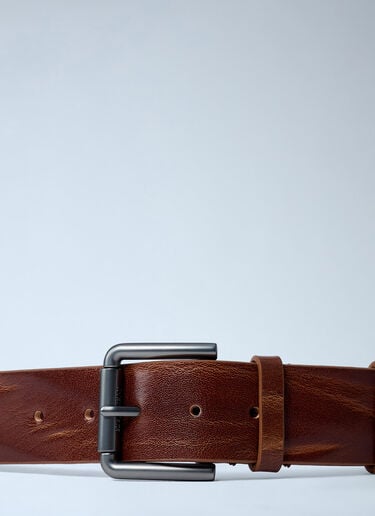 Leather Belt Max Mara Leather Belt Dark Brown max0262067