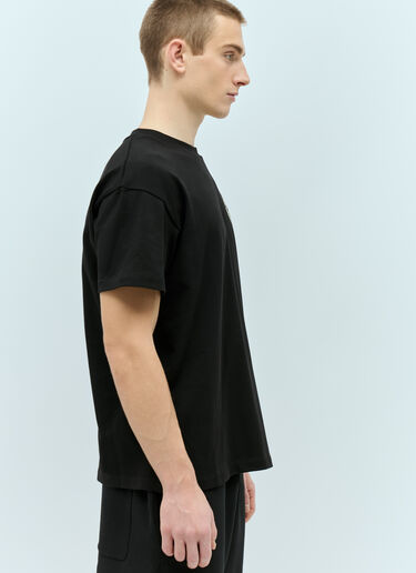 Moncler x Roc Nation designed by Jay-Z Logo Applique T-Shirt Black mrn0156008