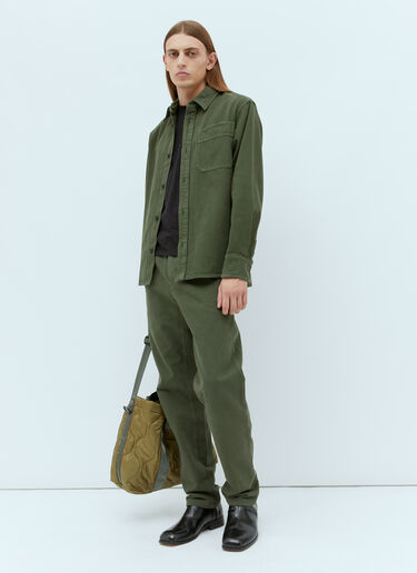 Chuck Elasticated Waistband Pants A.P.C. Chuck Elasticated Waistband Pants Green apc0154005