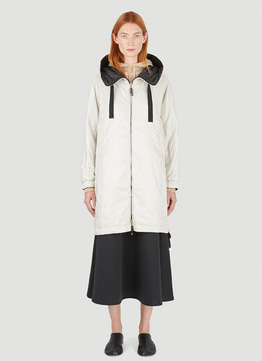 Max Mara Greenre Anorak Coat White max0247038