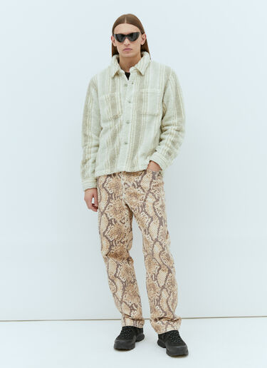 ストライプシェルパテディシャツ Stüssy ストライプシェルパテディシャツ ホワイト sts0153007