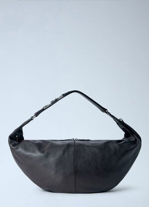 Lemaire Large Quiver Clip Shoulder Bag Dark Brown lem0166031