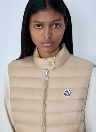 Igens Down Vest Moncler Igens Down Vest Beige mon0263012