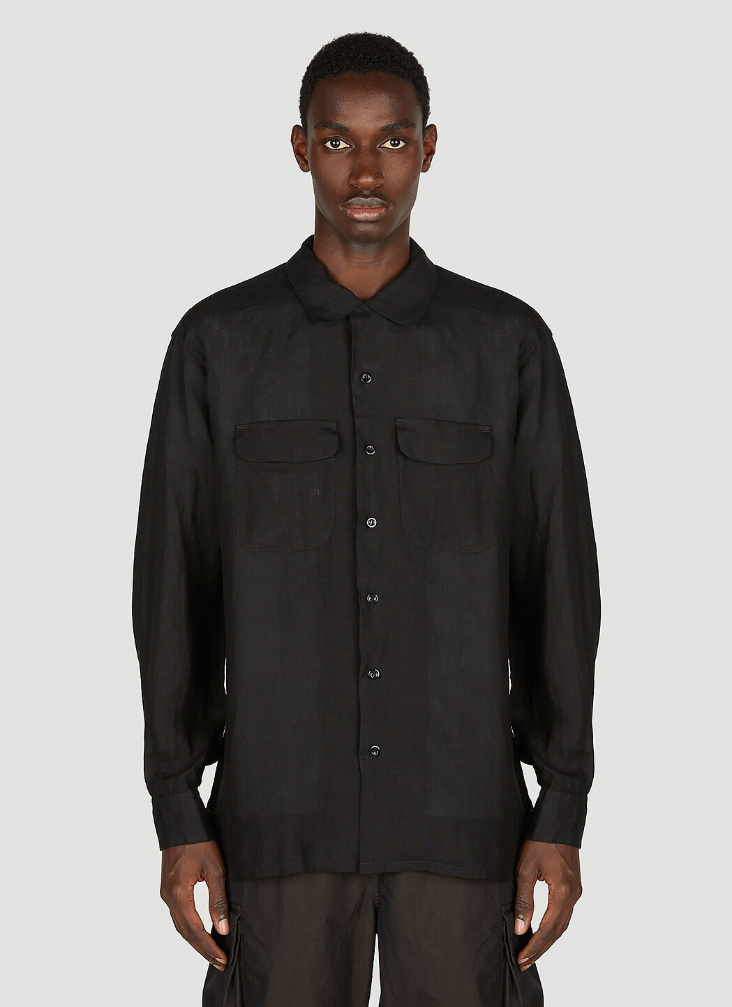 Engineered Garments Classic Shirt in Black | LN-CC®
