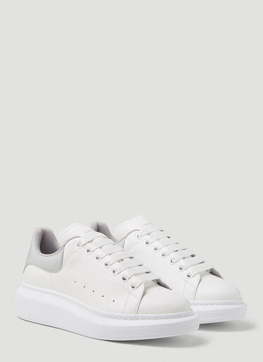 Alexander McQueen Larry Oversized Sneakers Silver amq0248015