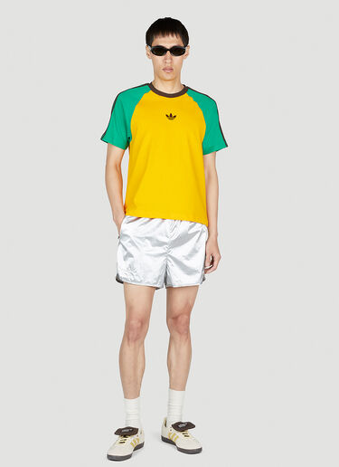 adidas by Wales Bonner Metallic Track Shorts Silver awb0352005